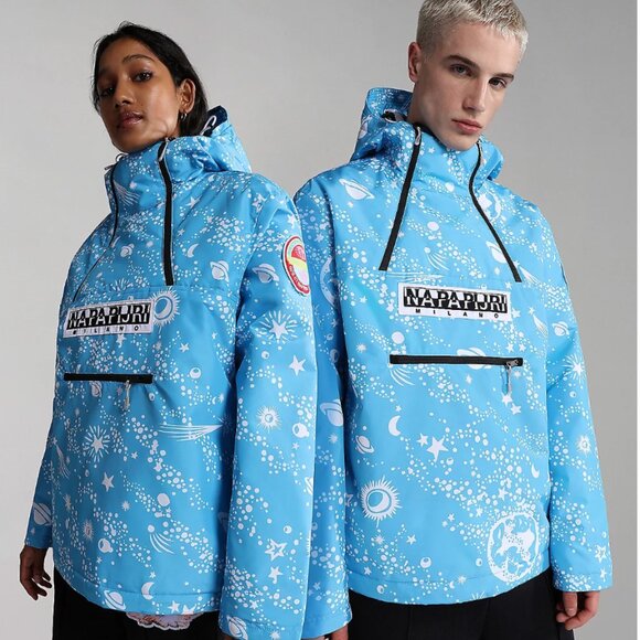 Napapijri x Fiorucci Northfarer Jacket Blue